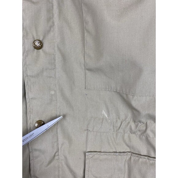 Vintage Eddie Bauer Expedition Gore-Tex Jacket Men's L Tan Beige Hooded USA READ - Picture 9 of 13